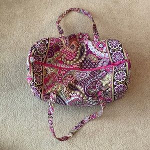 Vera Bradley Very Berry Paisley Duffel